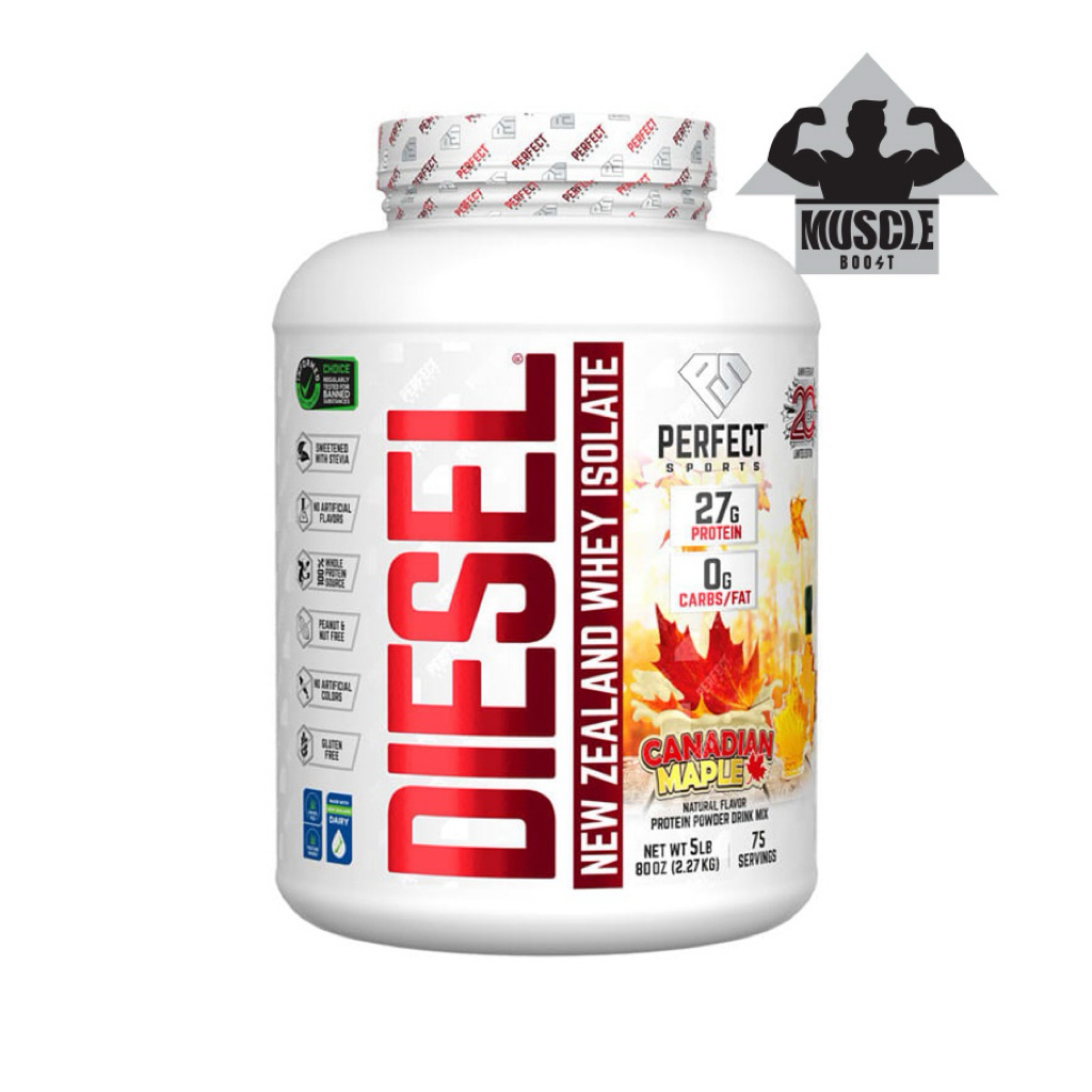 Bột Whey Perfect Sport Diesel Newzealand Whey Isolate 5Lbs
