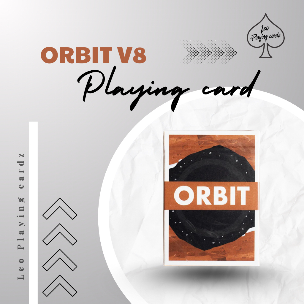 Bộ bài tây, ảo thuật, sưu tầm, cardistry ORBIT VERSION 8 playing card by Orbit Brown