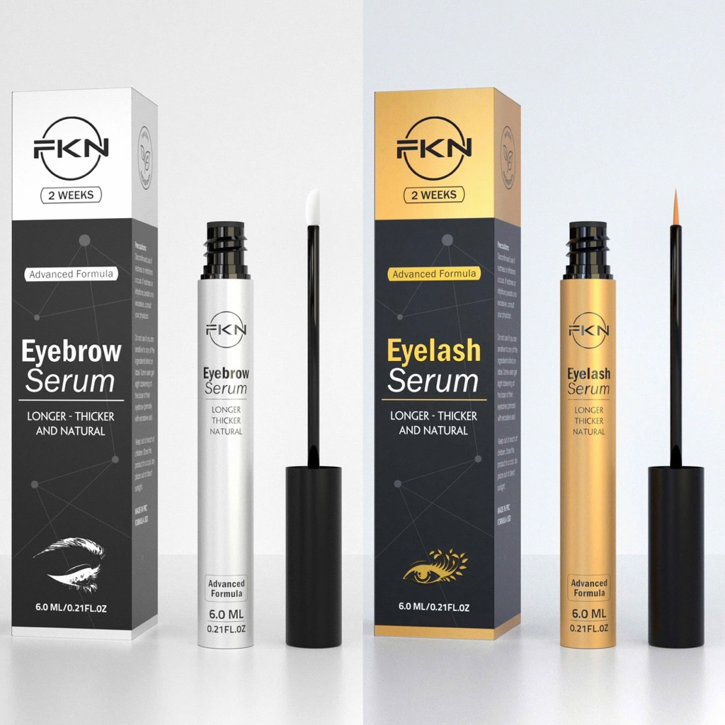 Combo dưỡng mi mày FKN X5 6ml dưỡng mi dài, mày rậm