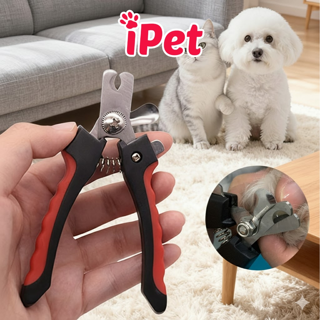 Kềm Cắt Móng Cho Thú Cưng Chó Mèo Kèm Dũa - iPet Shop