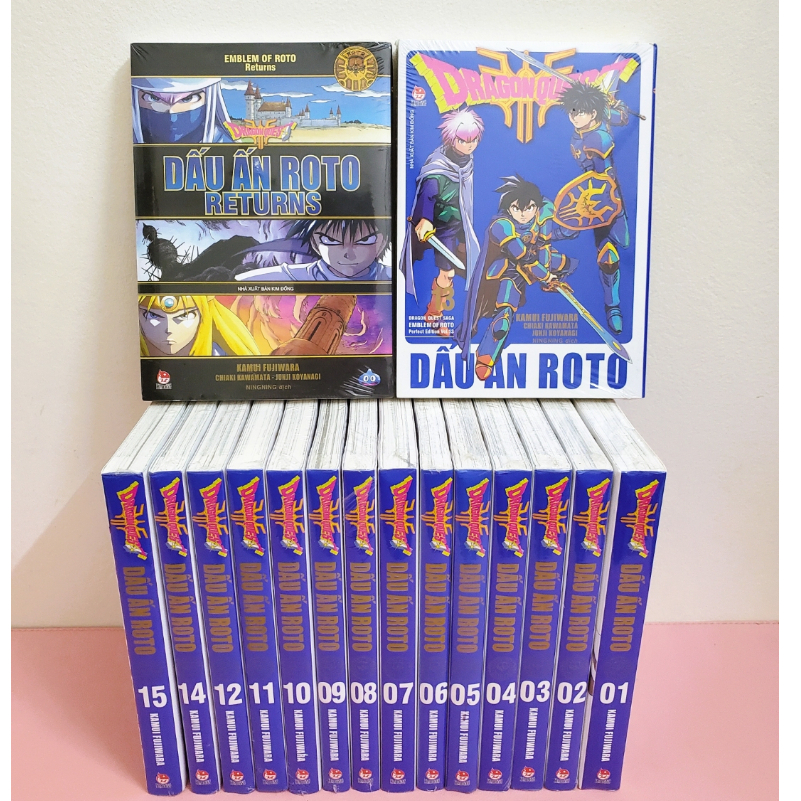 Truyện Tranh - Dragon Quest Dấu Ấn Roto - Perfect Edition - Full End 15 tập + Ngoại truyện - Nguyên 
