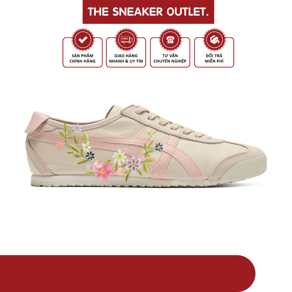 [ CHÍNH HÃNG ] Giày Onitsuka Tiger Mexico 66 'Pink Peach' - The Sneaker Outlet