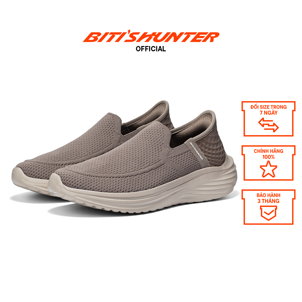 Giày Thể Thao sneaker Nam Biti's Hunter  HSM012100NAU (Nâu)