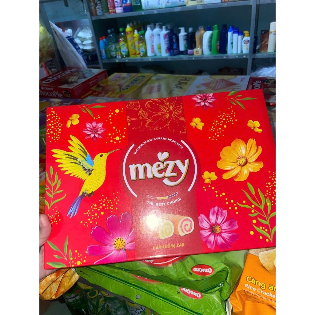 Mezy - Lucky Bánh Bông Lan Loại Mới Thơm Ngon Cả Nhà Ơi Hương Vị Thơm Ngon Phù Hợp Cho Gia Đình