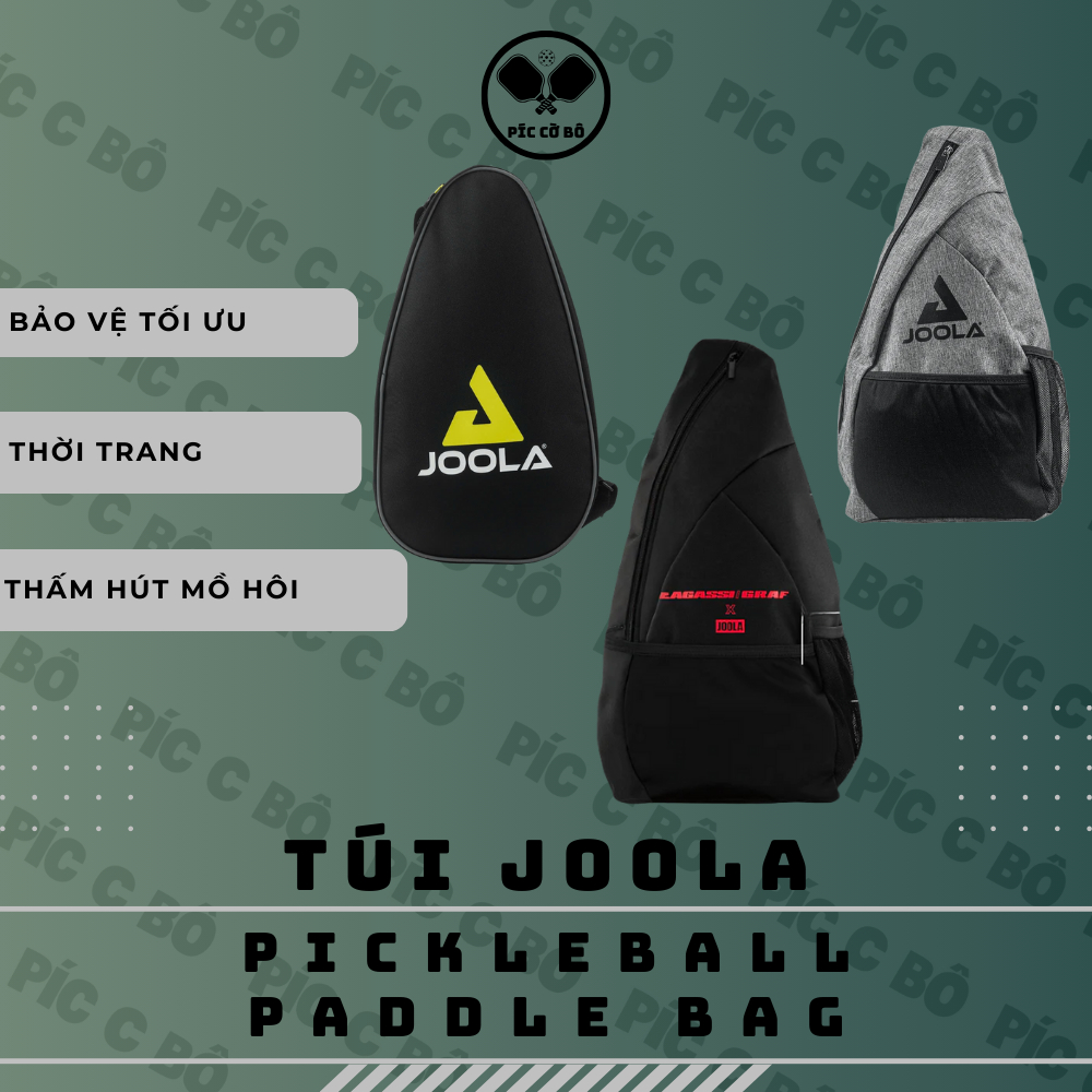 Túi Đựng Vợt Pickleball JOOLA, JOOLA AGASSI/GRAF Vision Duo Pickleball Paddle Bag