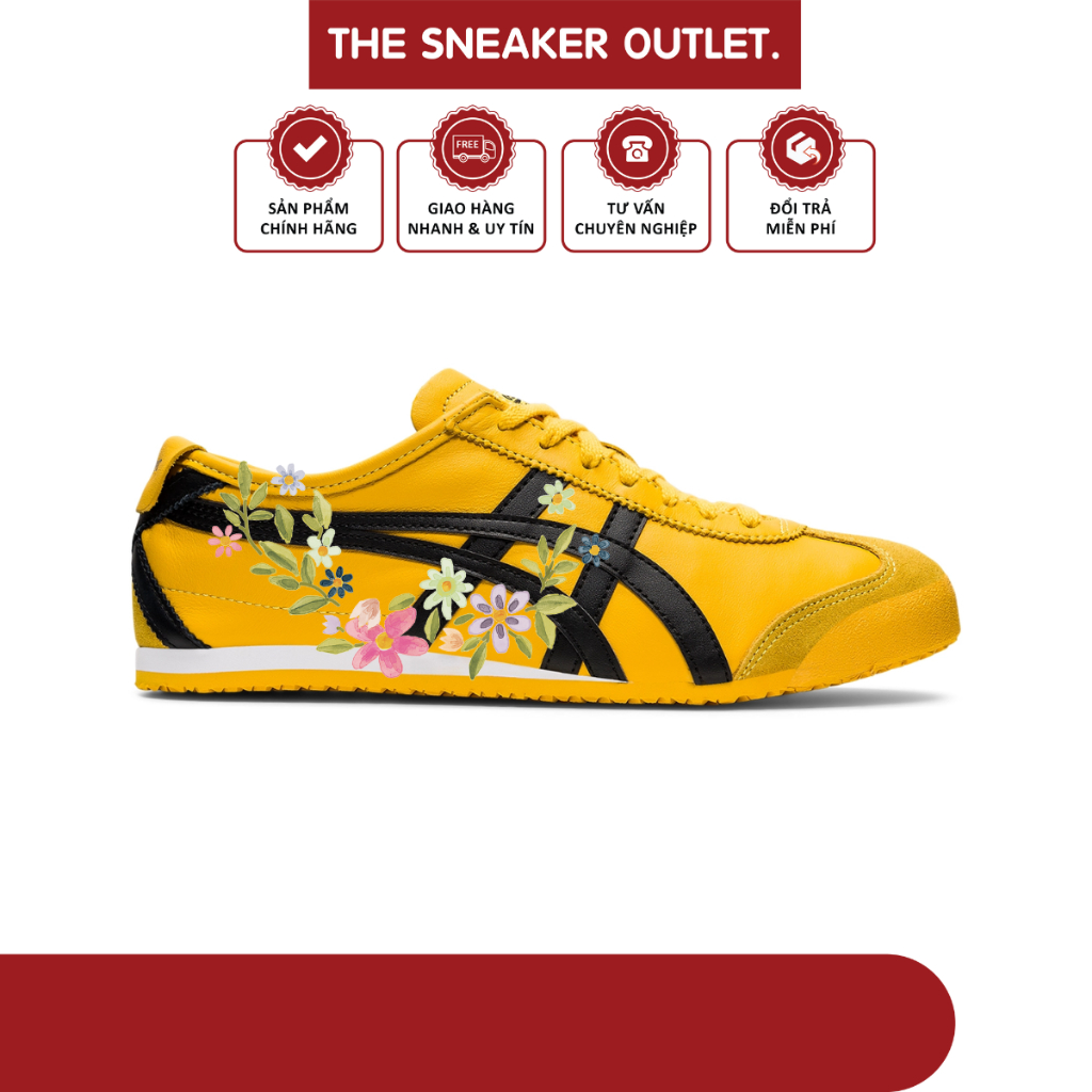 [ CHÍNH HÃNG ] Giày Onitsuka Tiger Mexico 66 'Yellow Black' - The Sneaker Outlet