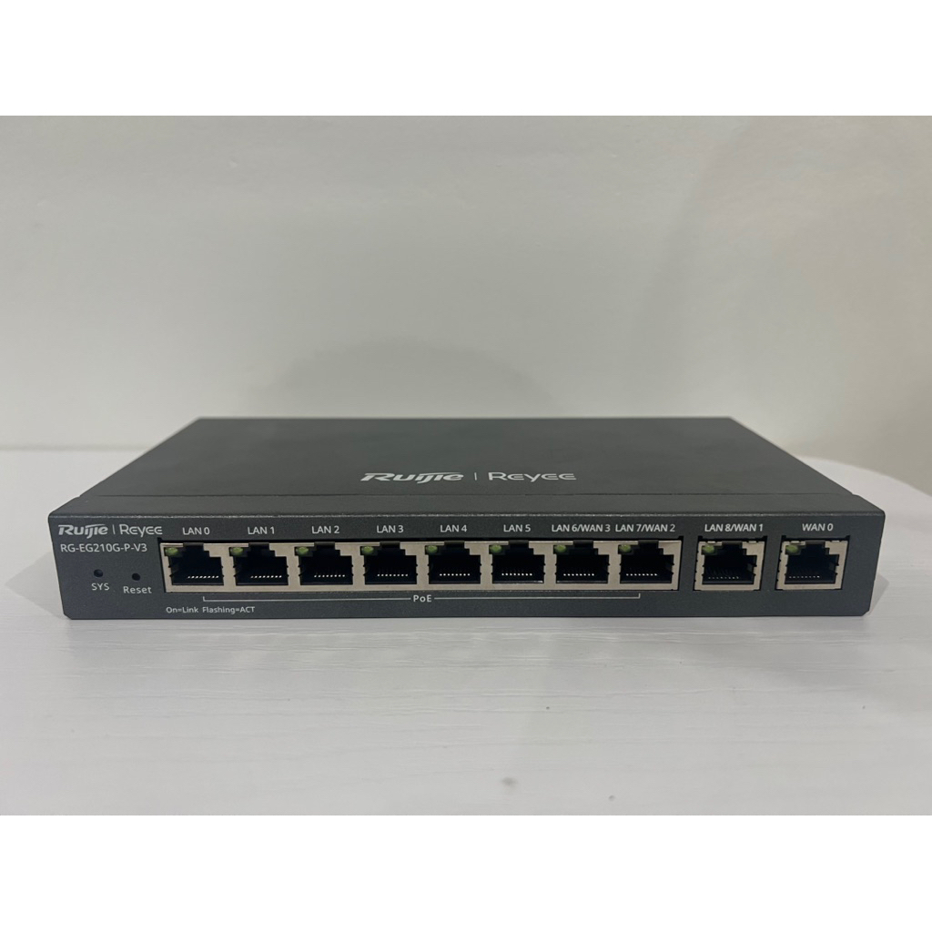 Router cân bằng tải Ruijie RG-EG210G-P-V3 chính hãng (nobox)