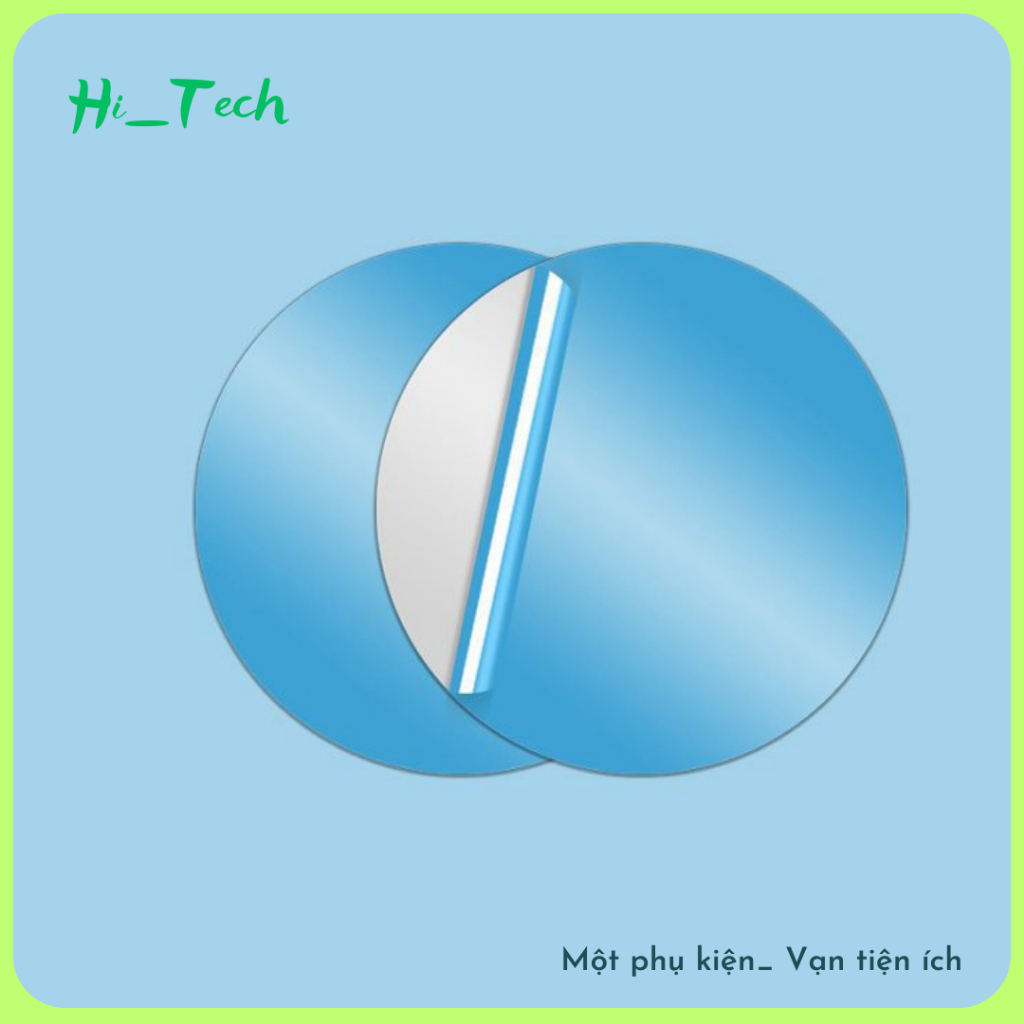 Combo 6 tấm kim loại hình tròn, hình chữ nhật giúp sạc hoặc giá đỡ từ tính cố định thiết bị tốt hơn_Happy Tech