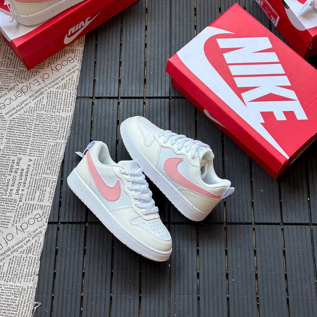 Giày Nike Court Borough Low 2 ‘White Pink’ BQ5448-124