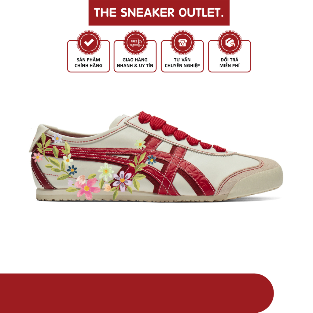 [ CHÍNH HÃNG ] Giày Onitsuka Tiger Mexico 66 'Samba Red' - The Sneaker Outlet