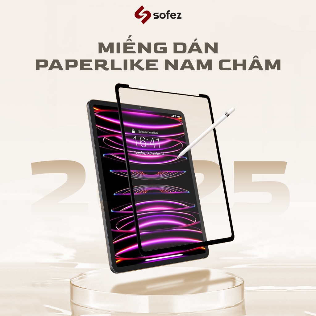 Paperlike nam châm tiện lợi dễ dàng tháo lắp Sofez nhiều loại cho ipad Gen/Air/Pro