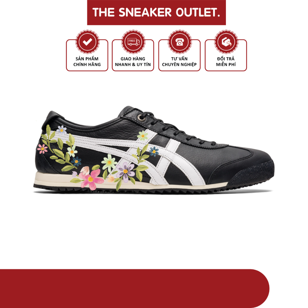 [ CHÍNH HÃNG ] Giày Onitsuka Tiger Mexico 66 SD 'Black White' - The Sneaker Outlet
