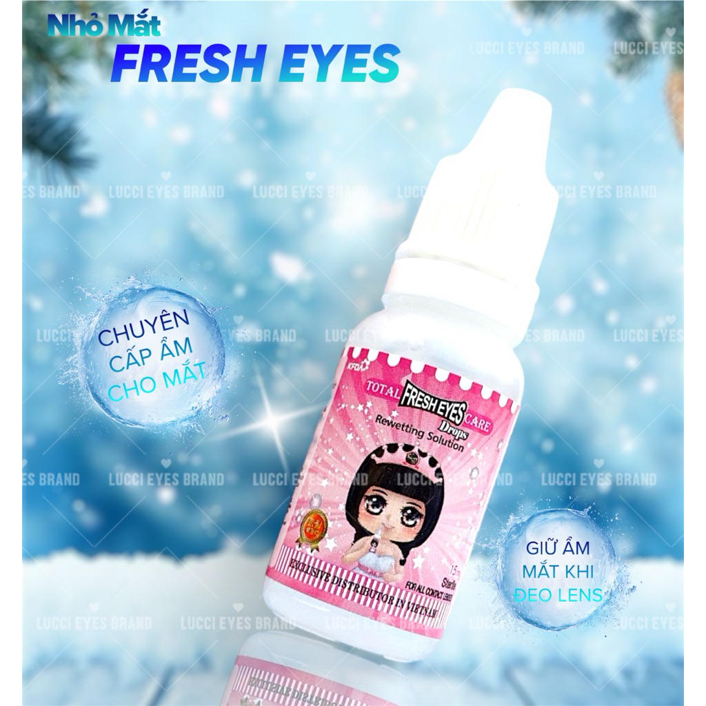 Nước nhỏ mắt Fresh eyes Hồng/ Fresh Xanh / Ngâm Aqua / Ngâm Frenzpro / Nhỏ Mắt Aqua , Nhỏ mắt Frenzp