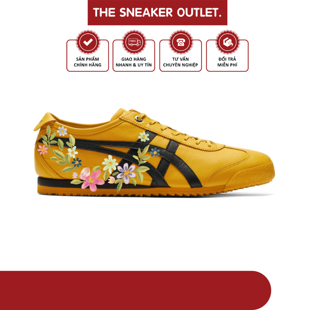 [ CHÍNH HÃNG ] Giày Onitsuka Tiger Mexico 66 SD 'Yellow Black' - The Sneaker Outlet