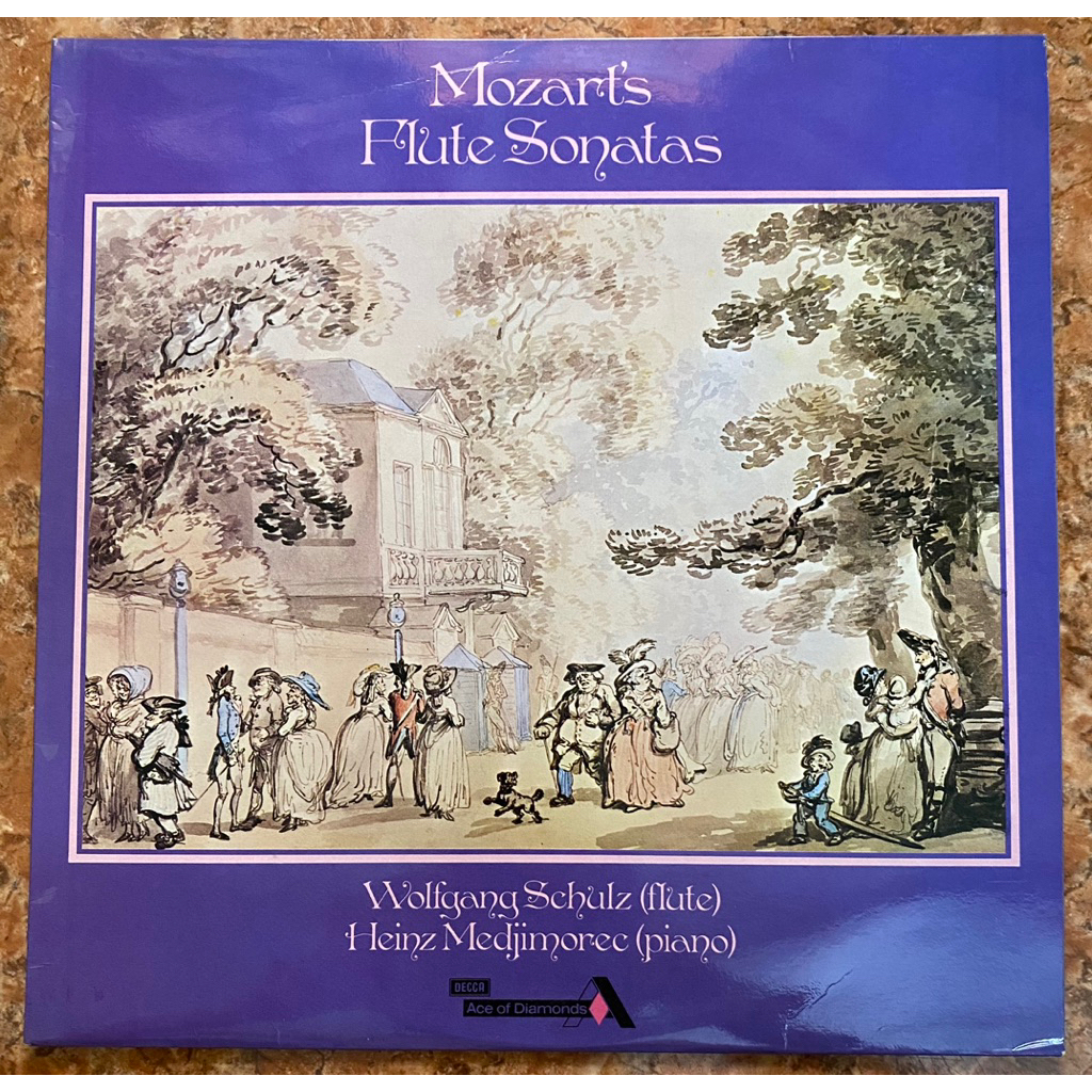 ĐĨA THAN - Mozart flute sonatas  Flute Wolfgang Schulz Piano Heinz Medjimorec