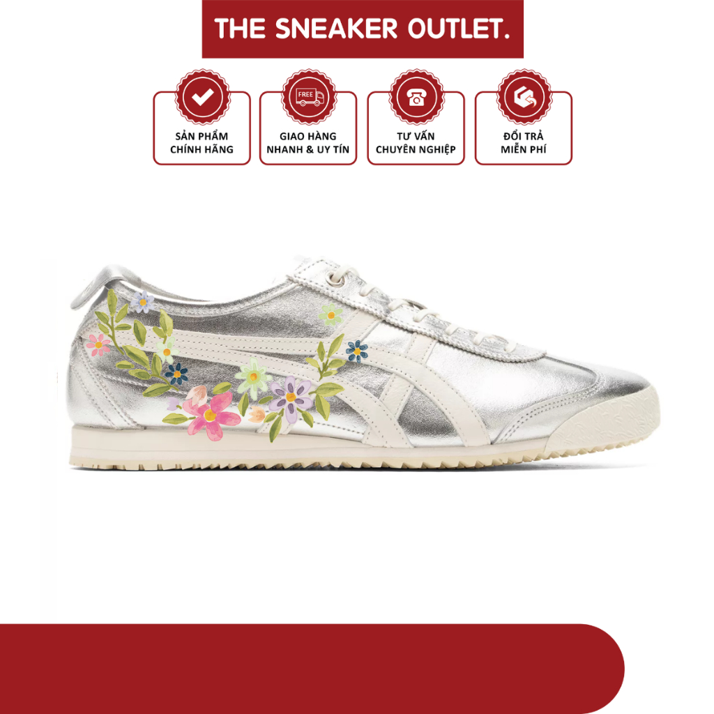 [ CHÍNH HÃNG ] Giày Onitsuka Tiger Mexico 66 SD 'Silver Cream' - The Sneaker Outlet