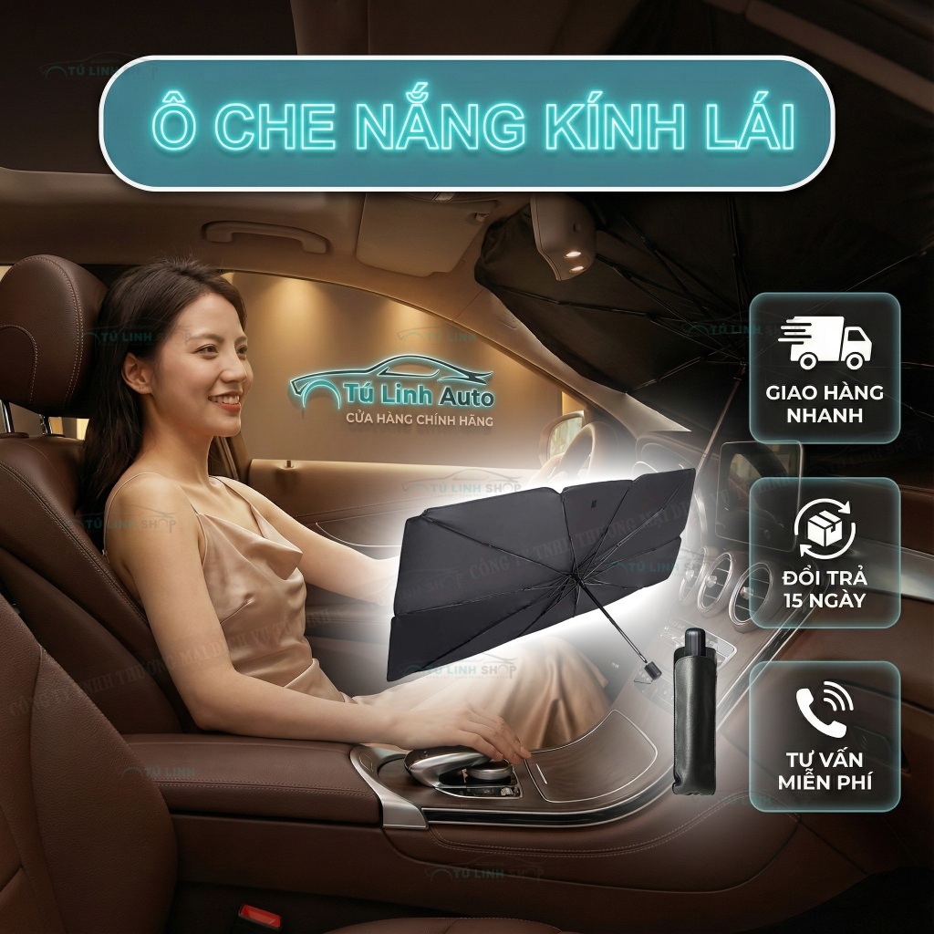 Gợi ý các mẫu ô che ô tô chống nắng hiệu quả, bảo vệ xế yêu của bạn