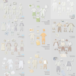  Set quà tặng NOUS cho bé trai bé gái 0-3 tháng 