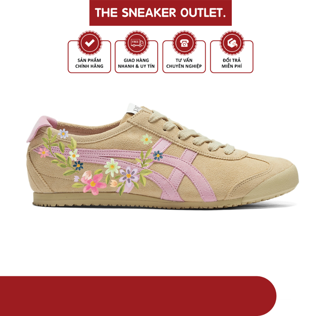 [ CHÍNH HÃNG ] Giày Onitsuka Tiger Mexico 66 x PATOU 'Yellow Pink' - The Sneake Outlet