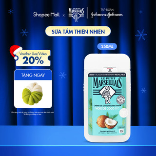  Sữa Tắm 92% Thiên Nhiên Le Petit Marseillais Dịu Nhẹ Dừa Hữu Cơ 250ml 4494 