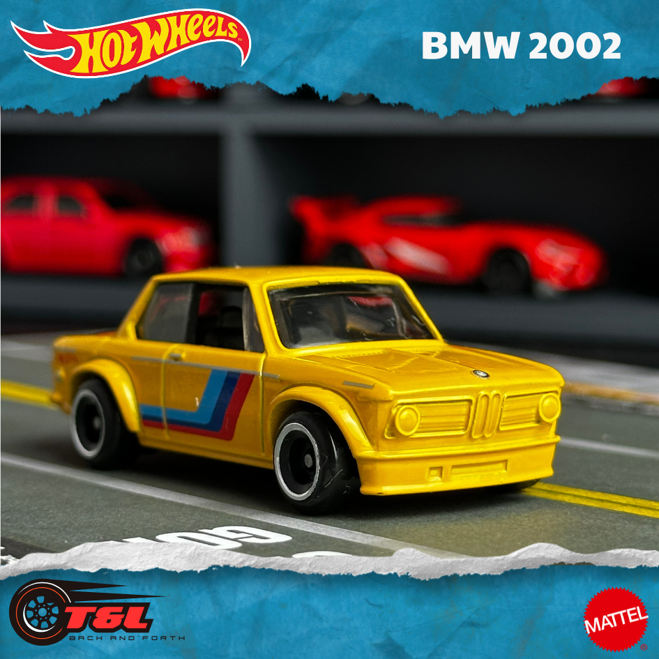Xe mô hình Hot Wheels không hộp BMW 2002 - Yellow - Tỉ lệ 1/64