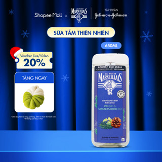  Gel Tắm 92% Thiên Nhiên Le Petit Marseillais Dịu Nhẹ Thông Hữu Cơ Và Bạch Đàn Biển Hữu Cơ 650ml 1902 