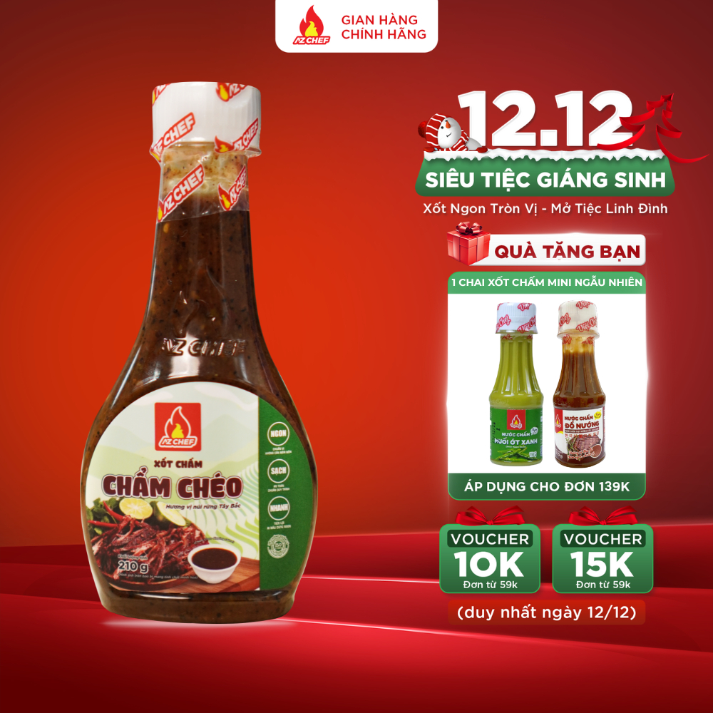 Xốt Chấm Chẩm Chéo  AZ Chef 210g - Hương Vị Núi Rừng Tây Bắc