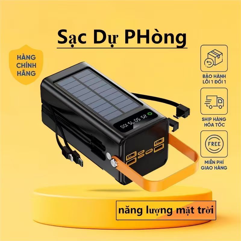 bộ sạc nhanh dự phòng 150000mAh 90000mAh sạc nhanh pin 120W dung lượng lớn có sẵn nhiều dây sạc năng