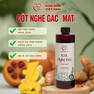 [DÙNG CHO DA MẶT] Cốt Nghệ Gấc MOM SHIN 500ml, Hỗ Trợ Mẹ Ở Cữ Sau Sinh, Ở Cữ Mẹ Shin