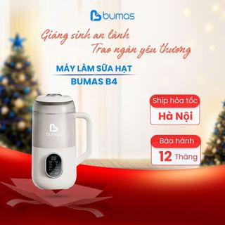 Máy Làm Sữa Hạt BUMAS B4 - Đa Năng 4in1 Dung Tích 800ml Chất Liệu INOX 316L - Chống Trào Chống Ồn 