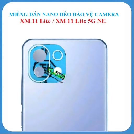 Dán bảo vệ camera Dành Cho Xiaomi 11 Lite 5G / 11 Lite 5G NE Xiaomi 11 nano siêu bền trong suốt, chố