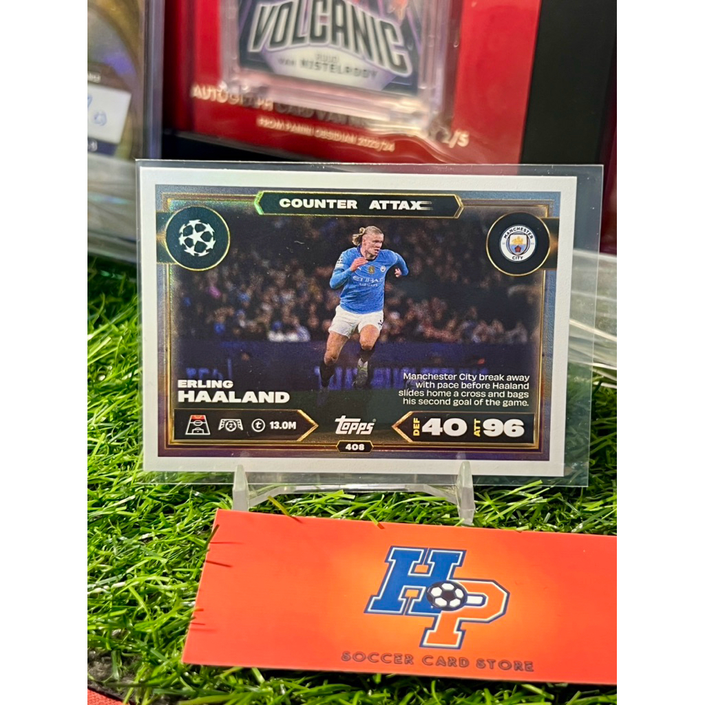 Thẻ bóng đá Erling Haaland Counter Attack Topps Match Attax UCL 2025/26