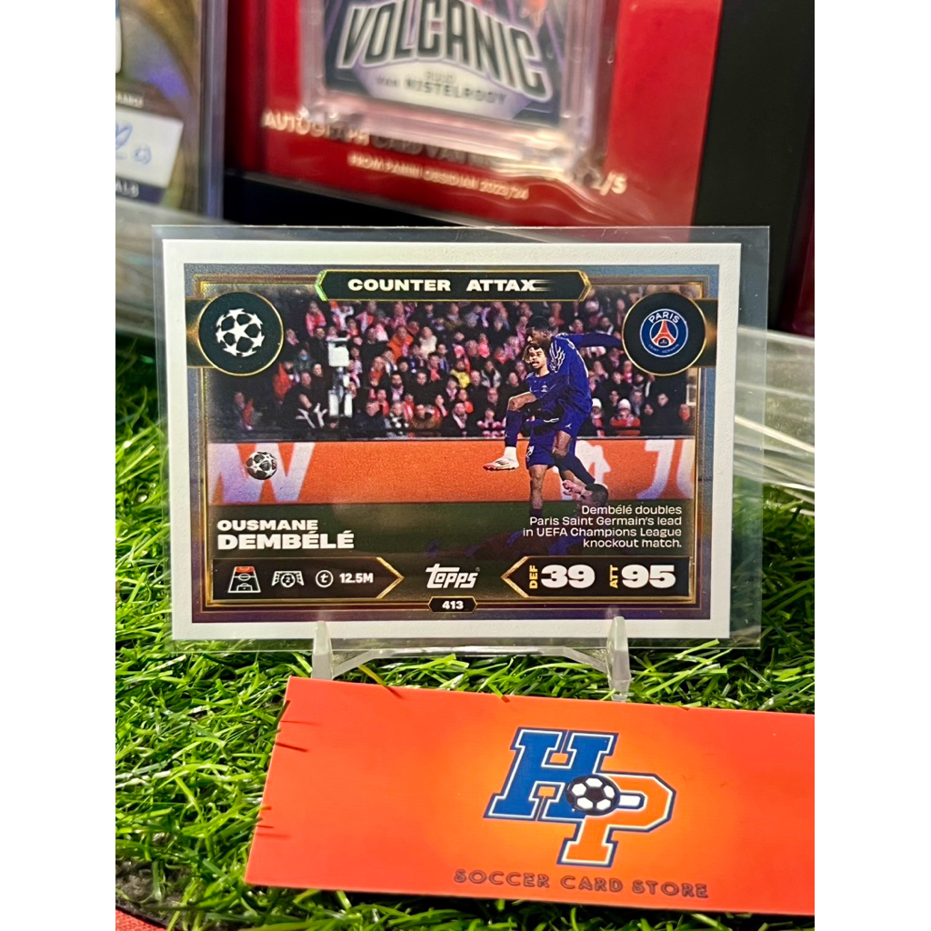 Thẻ bóng đá Ousmane Dembele Counter Attack Topps Match Attax UCL 2025/26