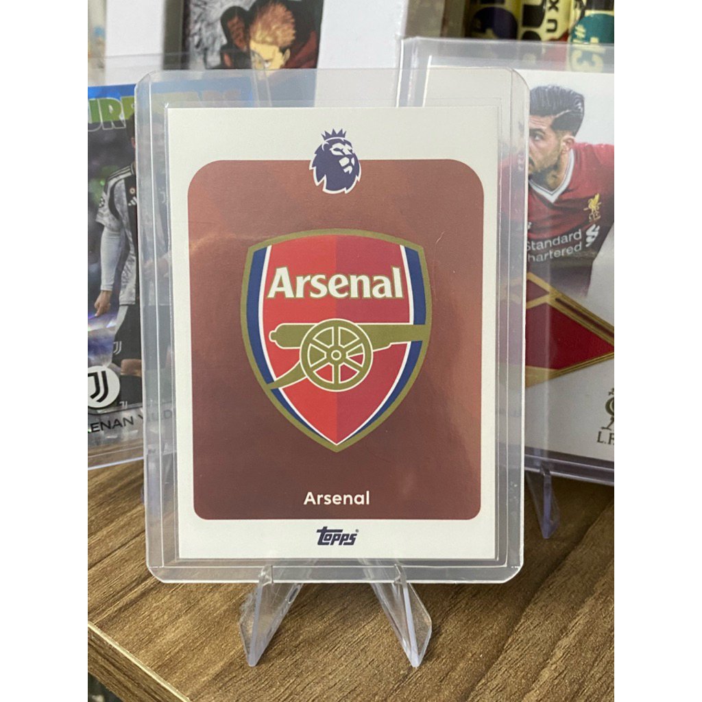 [NHÀ VÔ ĐỊCH EPL 2026] Thẻ Logo Arsenal Topps Premier League 2026 Chính Hãng #1