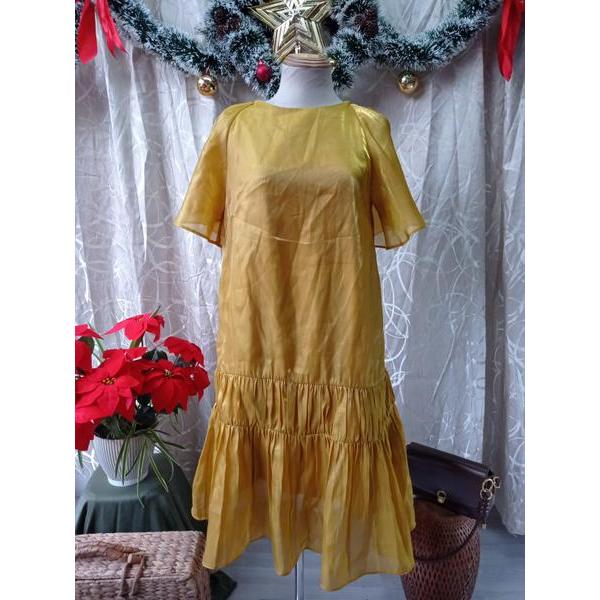 JOVEN thanh lý - Đầm suông voan bymo - SIZE S