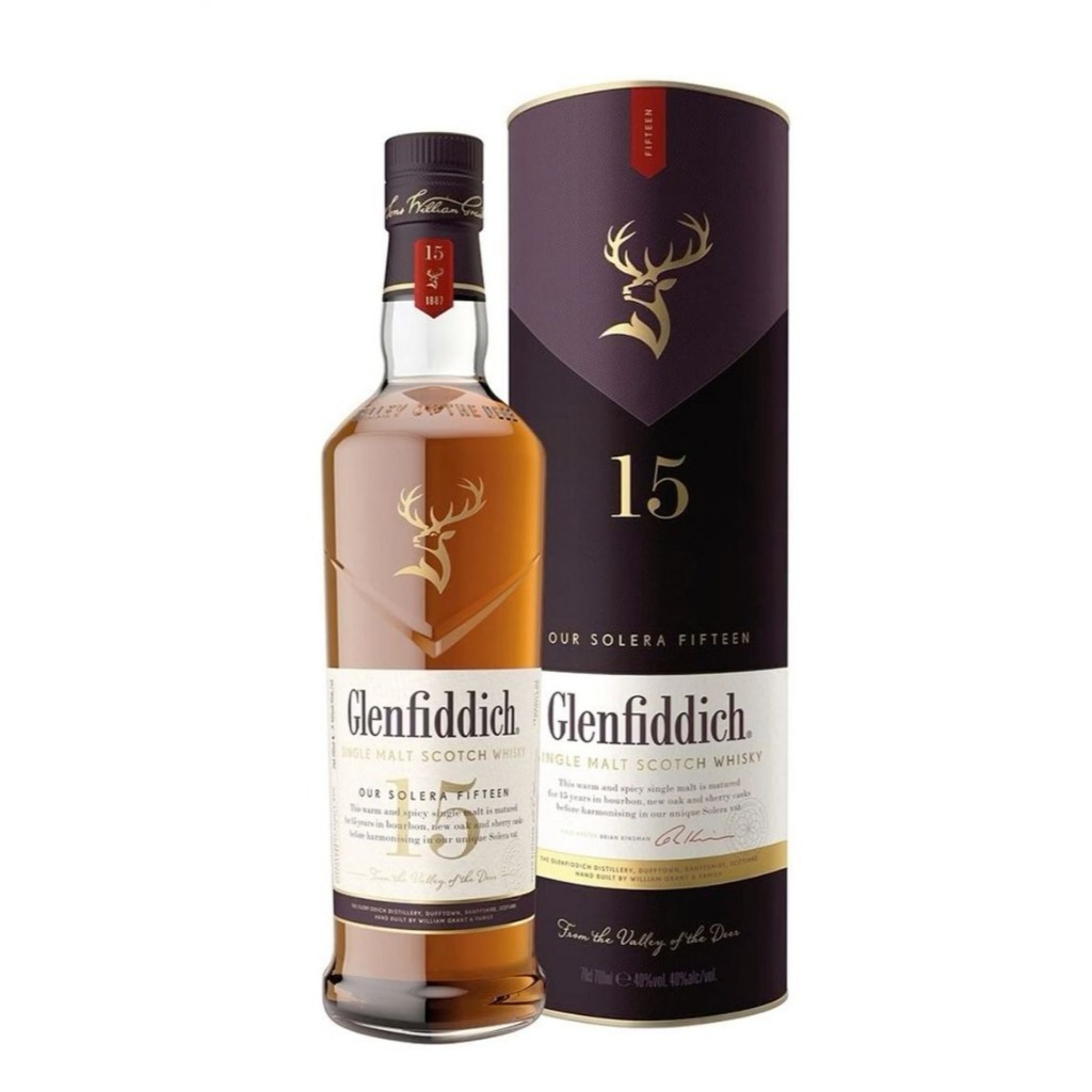 Vỏ chai Glenfiddich 15 (New 99%) Full Box