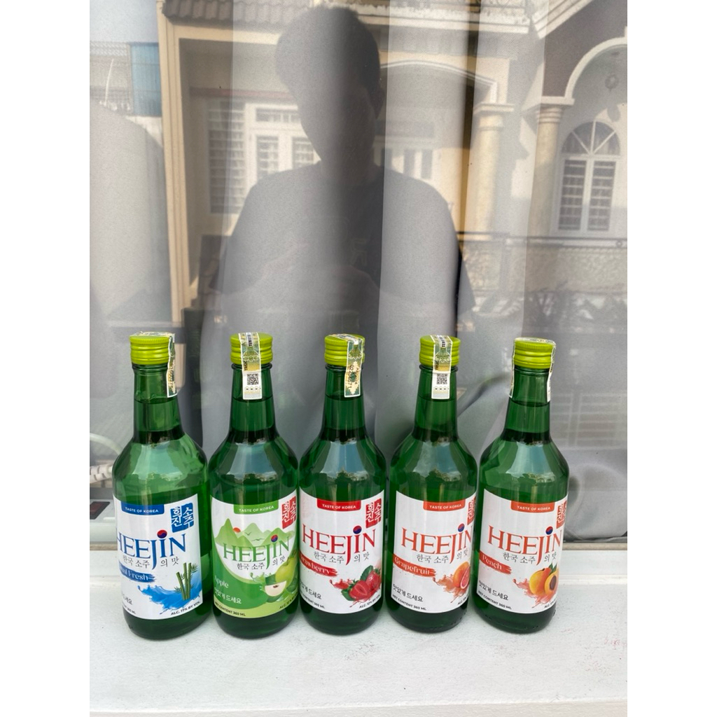 Rươu Sô Chu Soju Trái Cây HEEJIN 12% 360ml