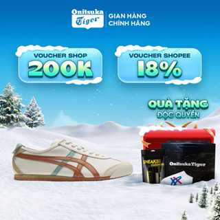  Giày Tiger Mexico 66 CREAM PIQUANT ORANGE Chính Hãng Giày Sneakers Thể Thao Nam Nữ Full Box Bảo Hành 12 Tháng 