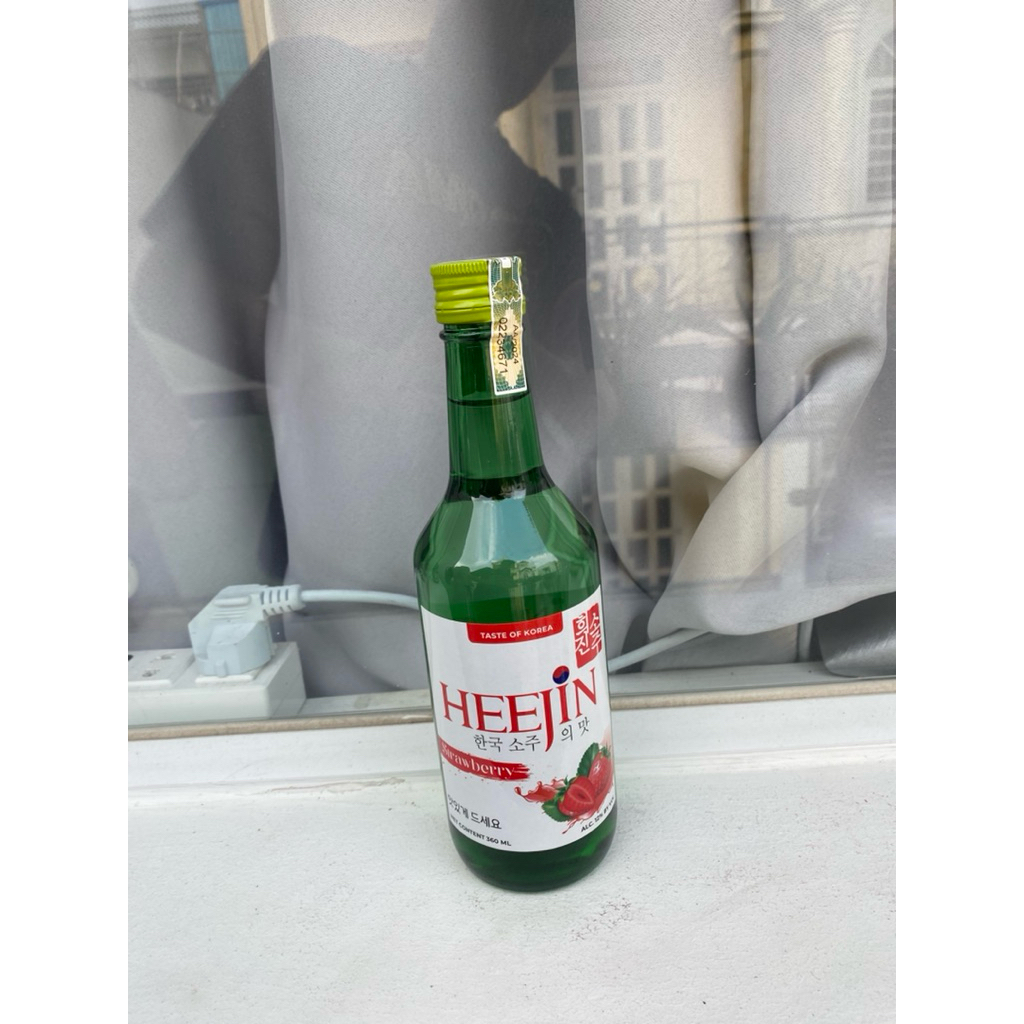 Rươu Sô Chu Soju HEEJIN 12% 360ml-Vị Dâu