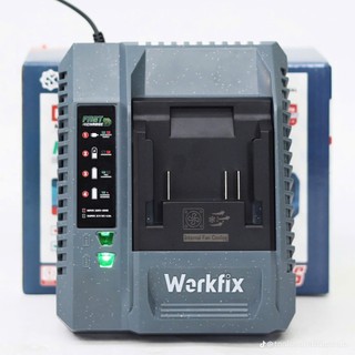Đế sạc pin nhanh Workfix WF-FC2140F, Sạc nhanh 4A, Chân pin phổ thông, Có quạt làm mát, Có chip bảo vệ dòng điện