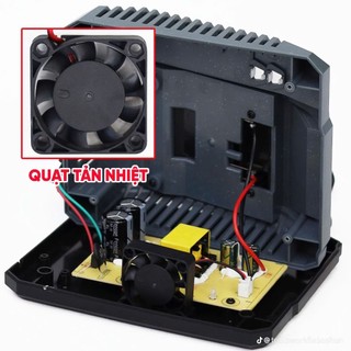 Đế sạc pin nhanh Workfix WF-FC2140F, Sạc nhanh 4A, Chân pin phổ thông, Có quạt làm mát, Có chip bảo vệ dòng điện