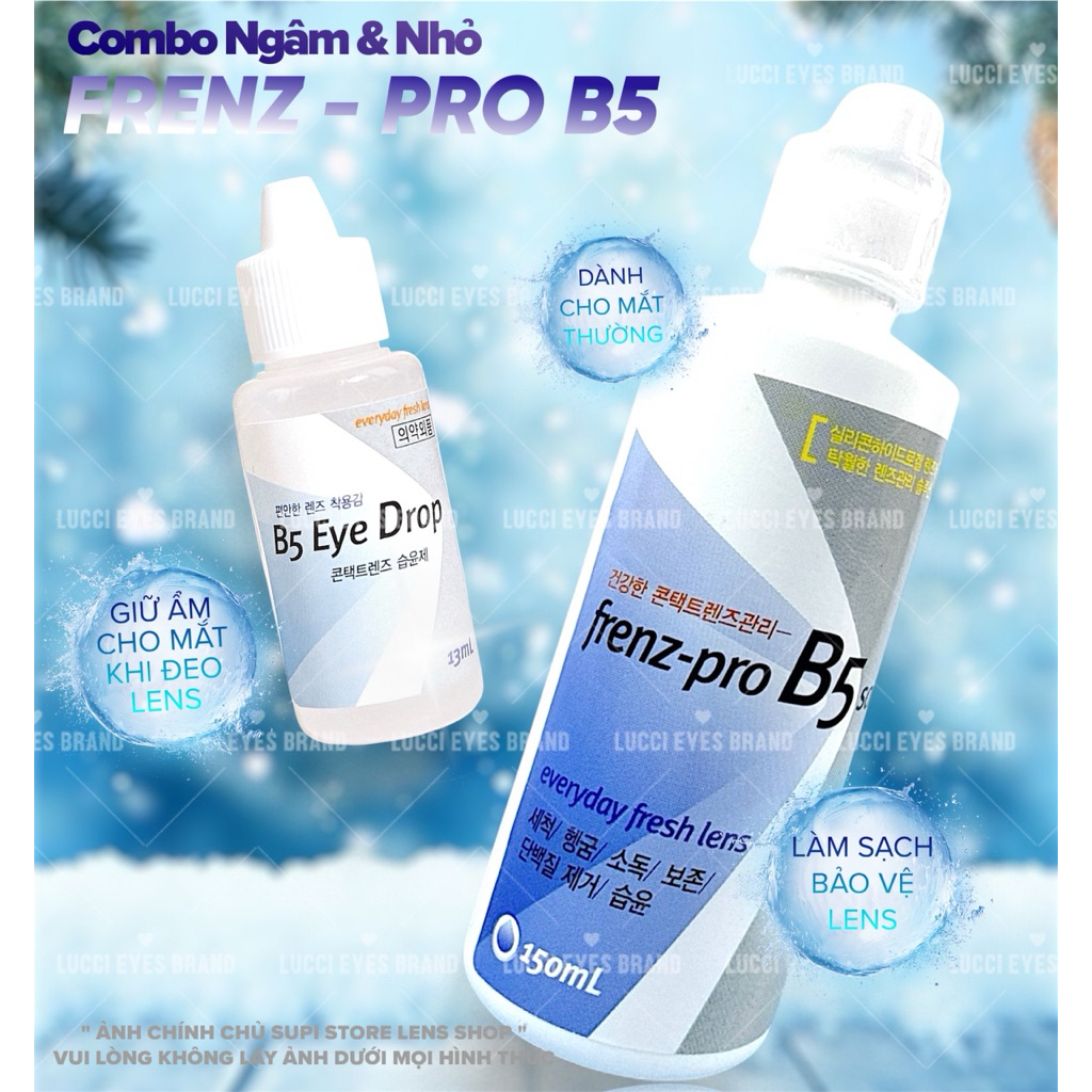 COMBO Nước Ngâm Aqua Và Nhỏ Mắt FRENZPRO B5