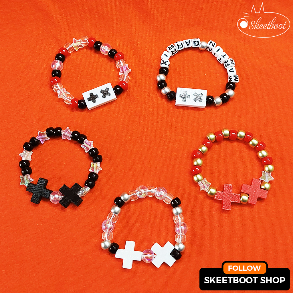 Vòng kandi Martin Garrix - Vòng tay đính charm Martin Garrix - phụ kiện rave lễ hội âm nhạc edm fest