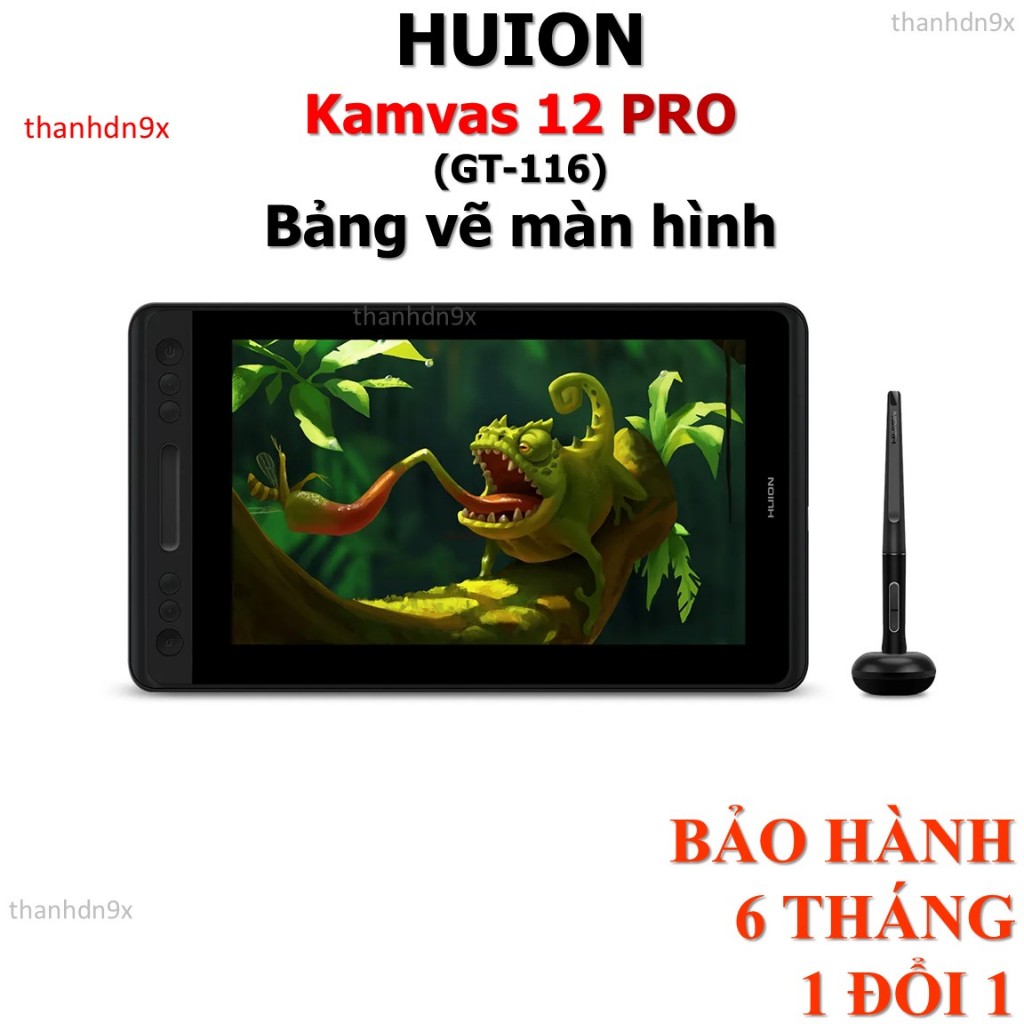Bảng vẽ Huion Kamvas Pro 12 - GT 116 - hàng chính hãng