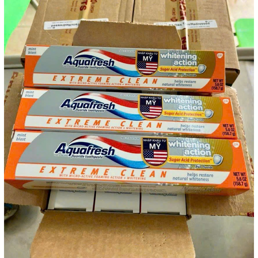 Kem Đánh Răng Aquafresh Extreme Clean Mỹ 158.7g
