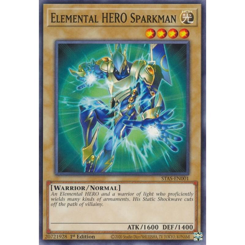 Elemental HERO Sparkman - Common TCG - STAS-EN001