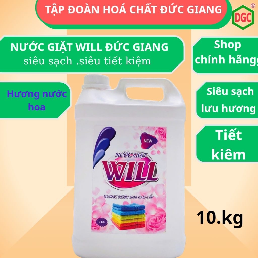 Nước giặt will 10kg