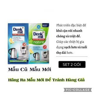 Bột tẩy cặn nhanh denkmit Đức sét 2 gói