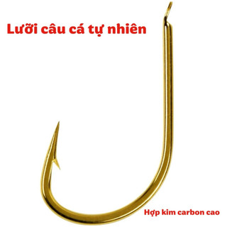  Lưỡi câu cá màu vàng 100 cai câu tổng hợp nhiều loại cá khác nhau siêu cường 