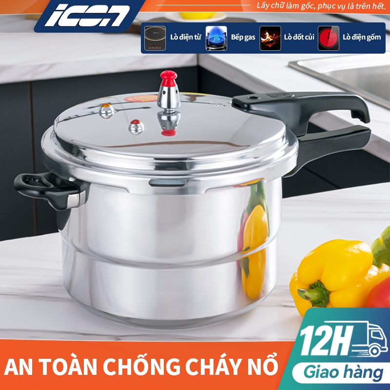 ICON Nồi Áp Suất Nồi Áp Suất Bếp Từ Đa Năng KHO GIA DỤNG TRẦN PHÚ，nồi áp suất đa năng
